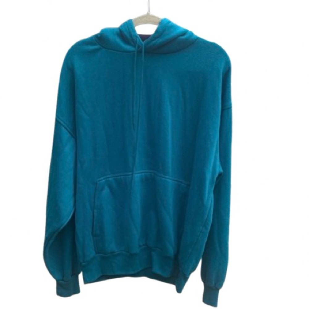 Vintage Northwest Territory Men's Teal Hoodie Sweater